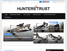 Tablet Screenshot of hunterstrust.com